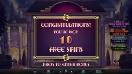 The Great Pigsby Megapays slot screenshot 5