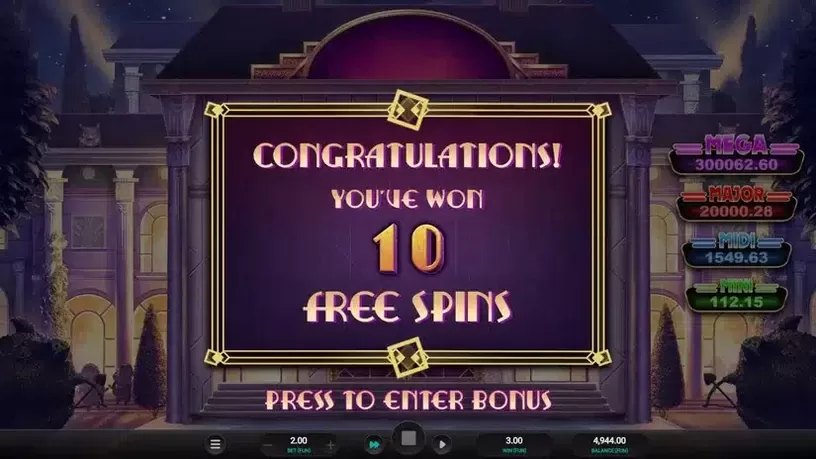 The Great Pigsby Megapays slot screenshot 5