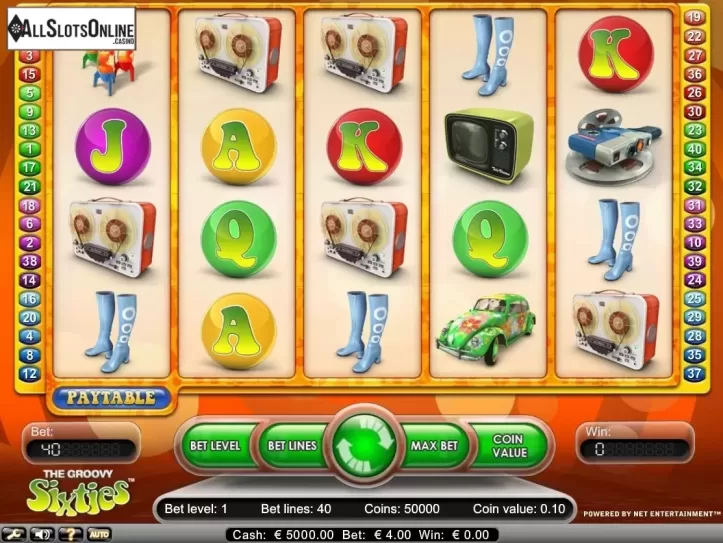 Screen2. The Groovy Sixties from NetEnt