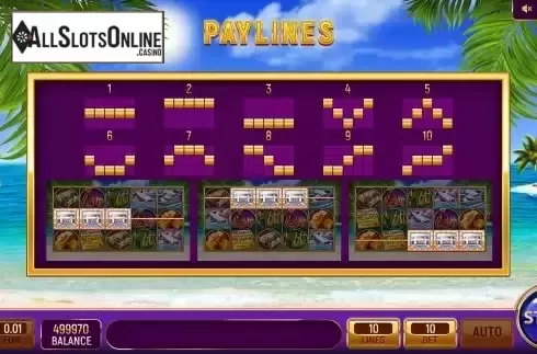 PayLines Screen