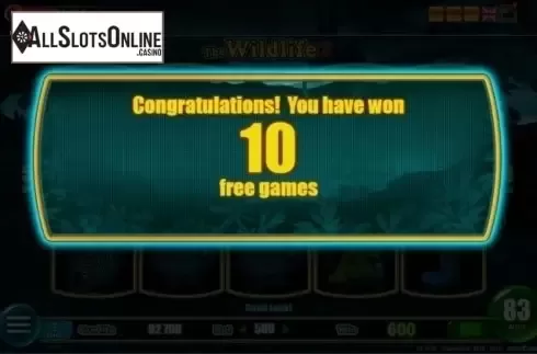 Free Spins Triggered. The Wildlife 2 from Belatra Games