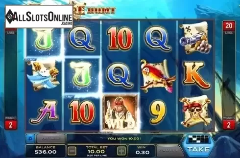 Game workflow 3. Treasure Hunt (Xplosive Slots Group) from Xplosive Slots Group