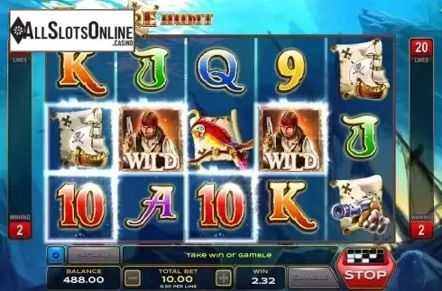 Game workflow 2. Treasure Hunt (Xplosive Slots Group) from Xplosive Slots Group