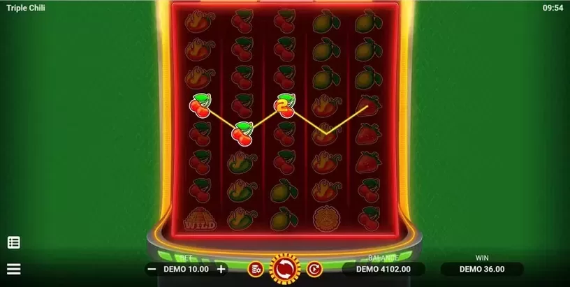 Triple Chili slot screenshot 3
