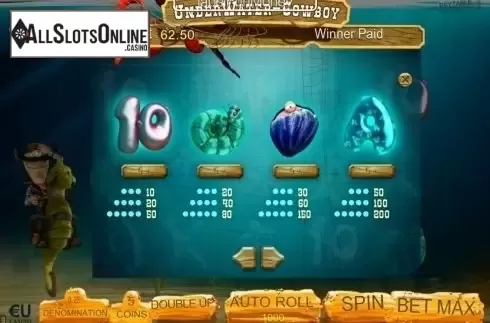 Screen2. Underwater Cowboy from SkillOnNet