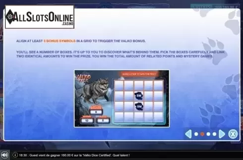 Features. Valko Dice from GAMING1