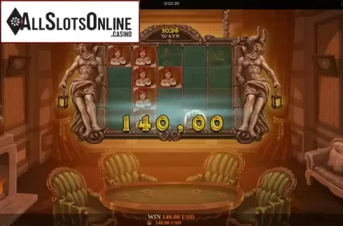 Win Screen. Vampire Call from Betixon