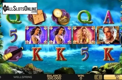 Reels screen. Wellspring from High 5 Games