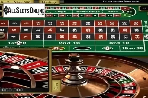 Game Screen. Zoom Roulette (Betsoft) from Betsoft