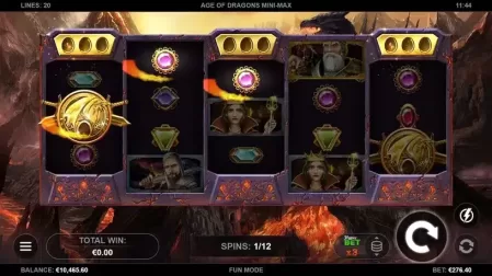 Age of Dragons Mini Max slot screenshot 4