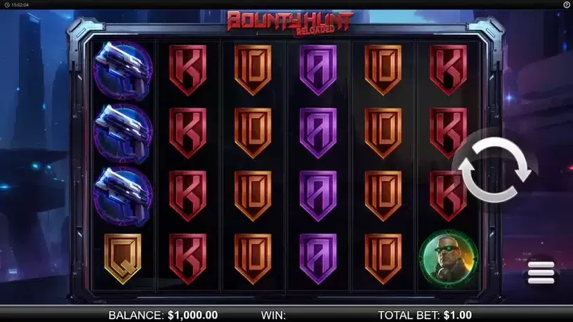 Bounty Hunt Reloaded slot screenshot 1