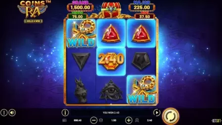 Coins of Ra slot screenshot 2