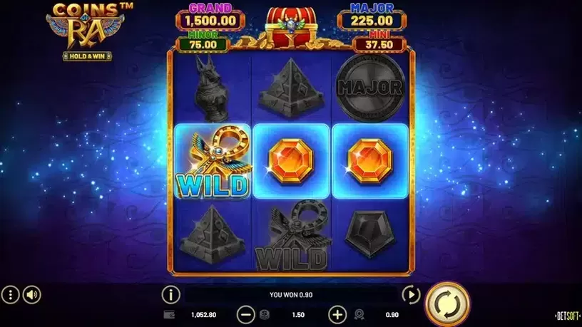 Coins of Ra slot screenshot 