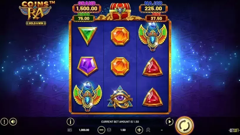 Coins of Ra slot screenshot 