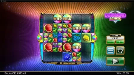 Diamond Fruits Megaclusters slot screenshot 3