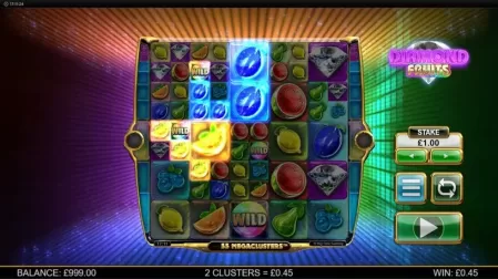 Diamond Fruits Megaclusters slot screenshot 2