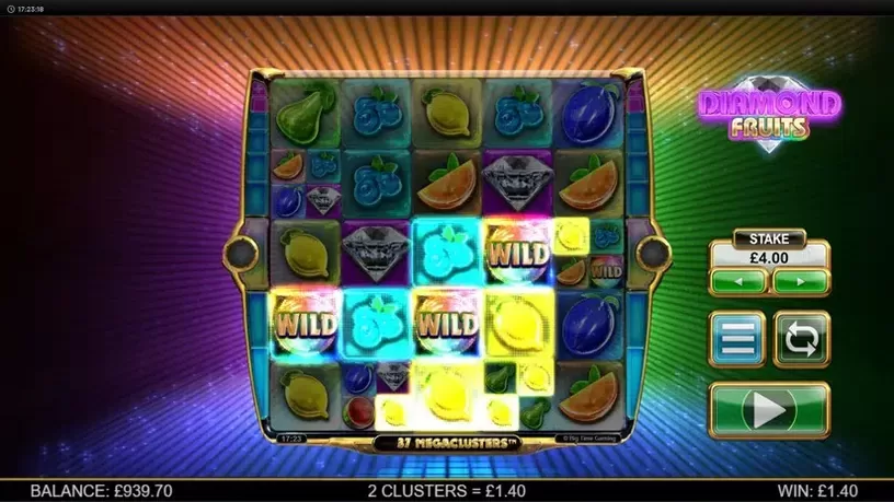 Diamond Fruits Megaclusters slot screenshot 6