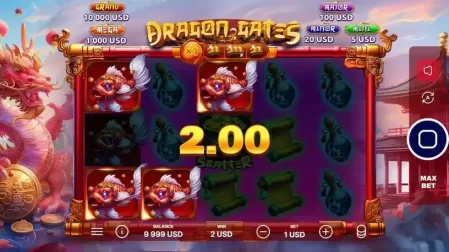 Dragon Gates slot screenshot 2