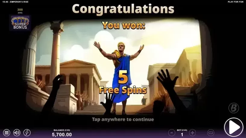 Emperor’s Rise slot screenshot 3
