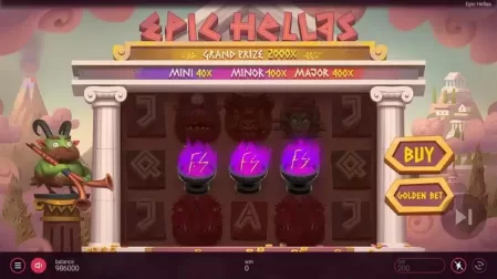 Epic Hellas slot screenshot 2