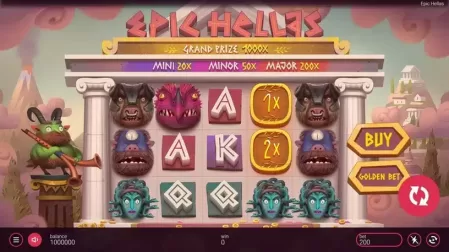 Epic Hellas slot screenshot 1