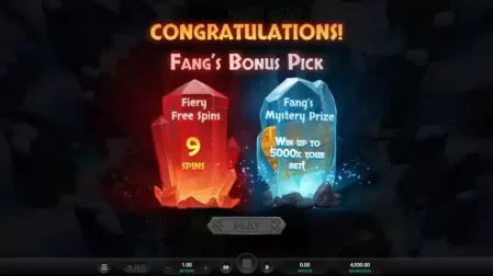 Fang's Inferno Dream Drop slot screenshot 2