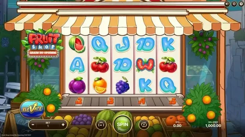 Fruit Shop Grand Re-Opening slot screenshot 
