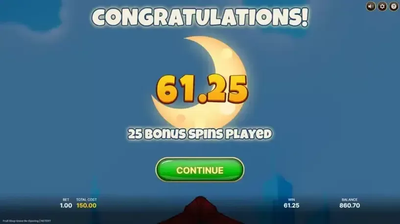 Fruit Shop Grand Re-Opening slot screenshot 