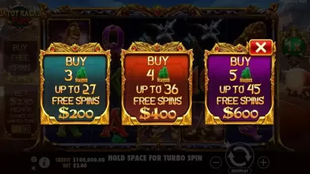 Gatot Kaca’s Fury slot screenshot 2