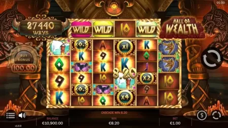 Hall of Wealth slot screenshot 3