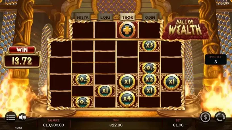 Hall of Wealth slot screenshot 