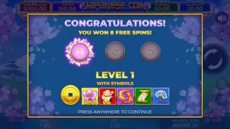 Japanese Coin: Hold The Spin slot screenshot 3