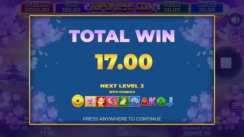 Japanese Coin: Hold The Spin slot screenshot 