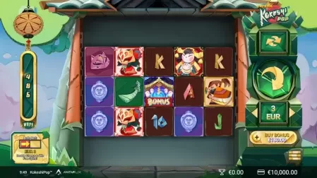 KokeshiPop slot screenshot 1