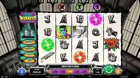 Lab of Madness It’s A-Wild! slot screenshot 1