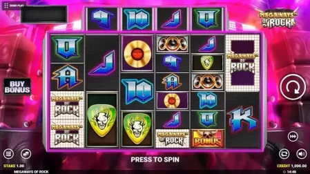 Megaways of Rock slot screenshot 1
