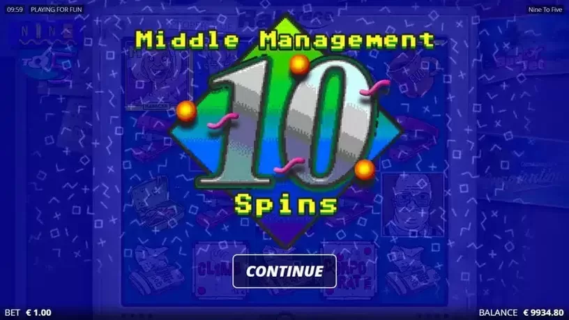 Nine To Five slot screenshot 3