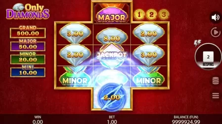 Only Diamonds slot screenshot 4