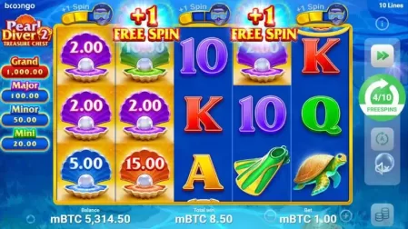 Pearl Diver 2: Treasure Chest slot screenshot 5