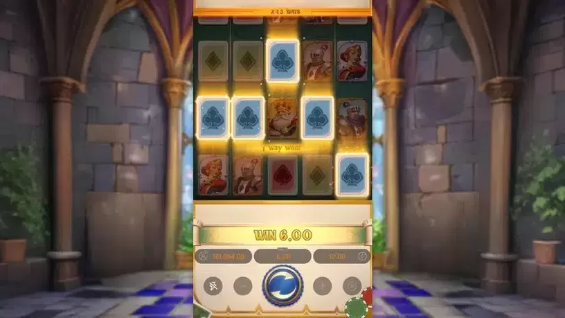 Poker Kingdom Win slot screenshot 2