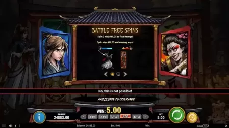 Ronin's Honour slot screenshot 6