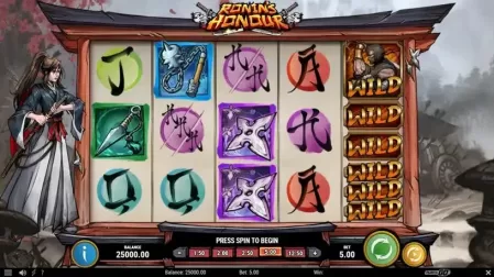Ronin's Honour slot screenshot 1