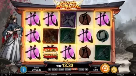 Ronin's Honour slot screenshot 2