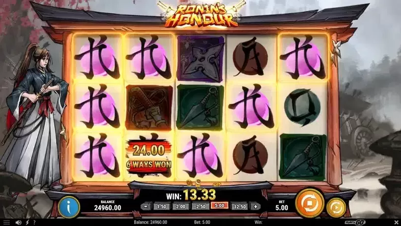 Ronin's Honour slot screenshot 2