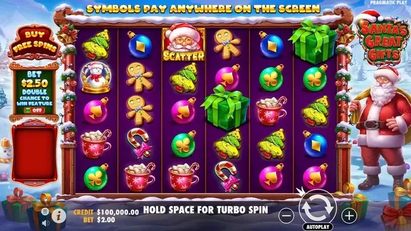 Santa's Great Gifts slot screenshot 1