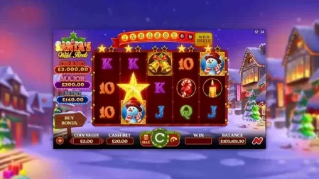 Santa's Wild Reels slot screenshot 1