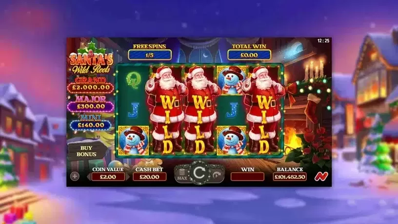 Santa's Wild Reels slot screenshot 4