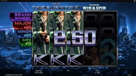 The Terminator Win & Spin slot screenshot 3