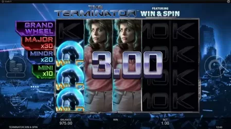 The Terminator Win & Spin slot screenshot 2