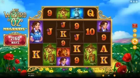 The Wizard of Oz Megaways slot screenshot 1